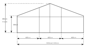 A-Frame Clear Span Tent