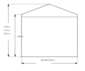 A-Frame Clear Span Tent