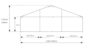 A-Frame Clear Span Tent