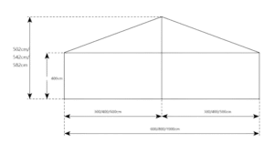 A-Frame Clear Span Tent