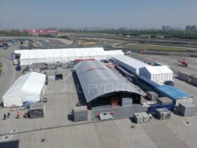 Our Clear span tent in Shanghai Stadium