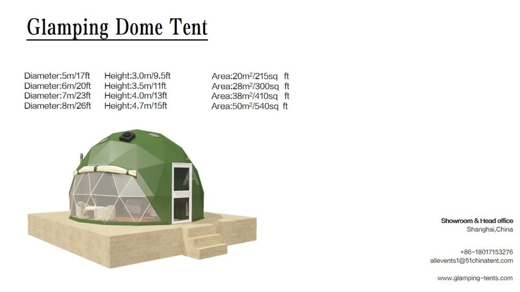Glamping Dome tent