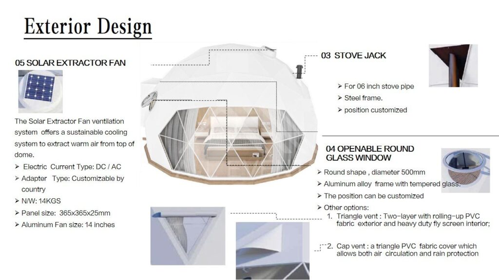 Glamping Dome tent