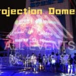 ALL EVENTS DOME TENT: Elevating with 360° Immersive Projection