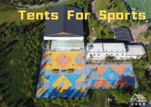 Rapid Construction of Basketball Venue in Shanghai: All Events Tent China Facilitates Investment Returns