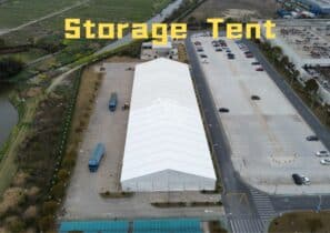 All Events Tent China Supports Successful Double 11 E-commerce Extravaganza: Flexible Temporary Warehouse Tent Services