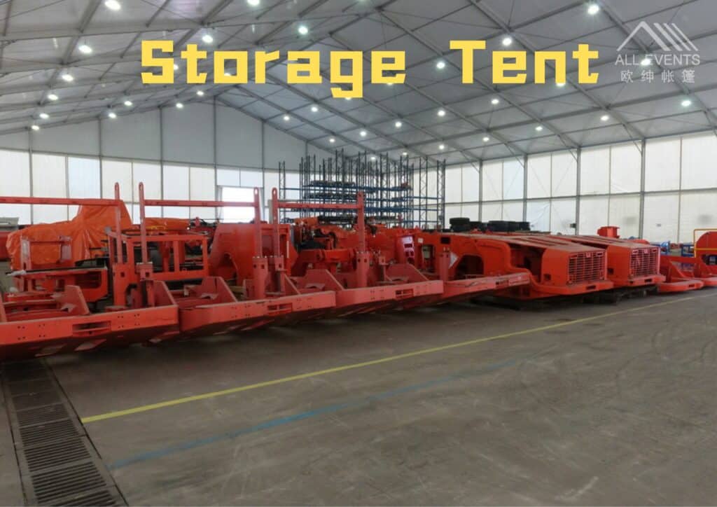 All Events Tent China Supports Successful Double 11 E-commerce Extravaganza: Flexible Temporary Warehouse Tent Services