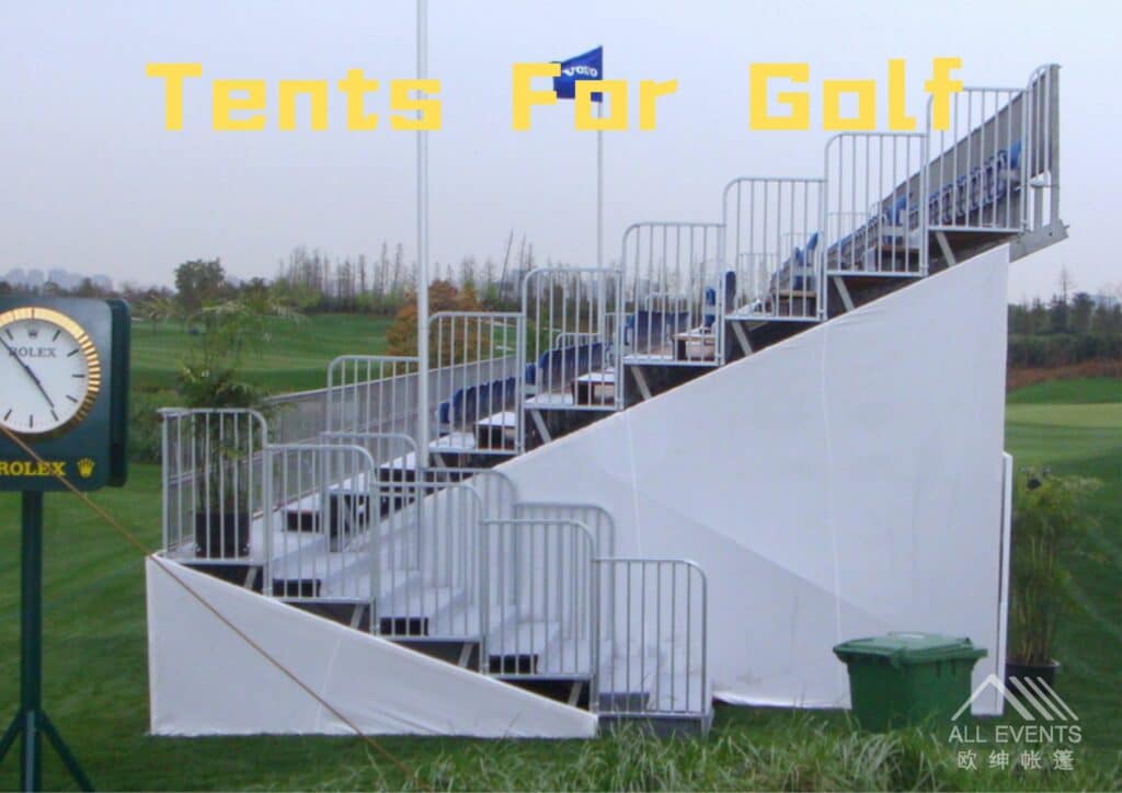 All Events Tent Presents: Elevated Golf Experiences with Marquees, Grandstands, and Decks